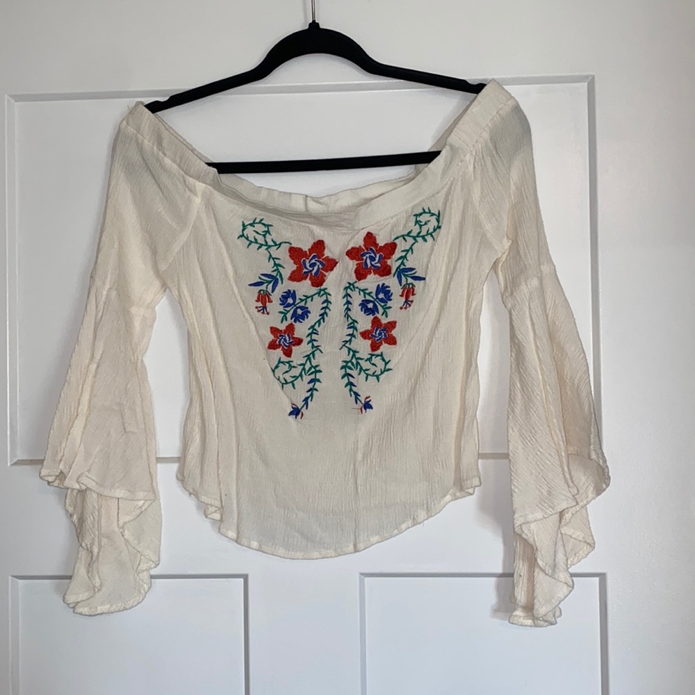 Off the shoulder blouse